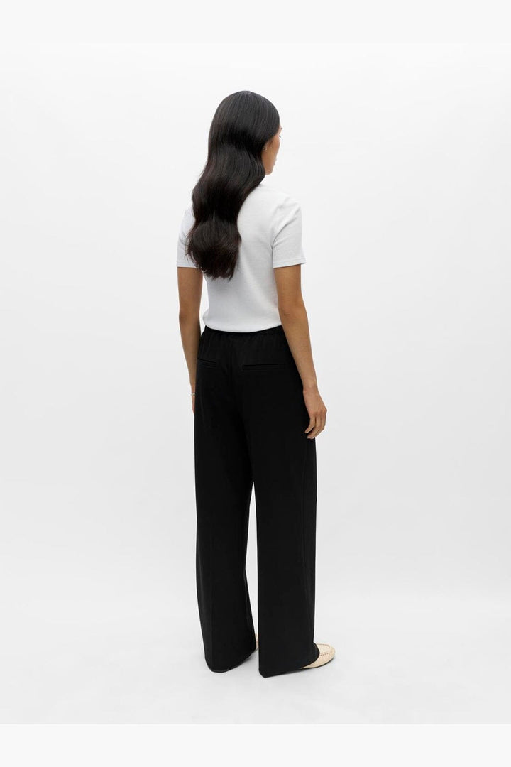 Object - Objlisa Tie Wide Pant - 5191830 Black