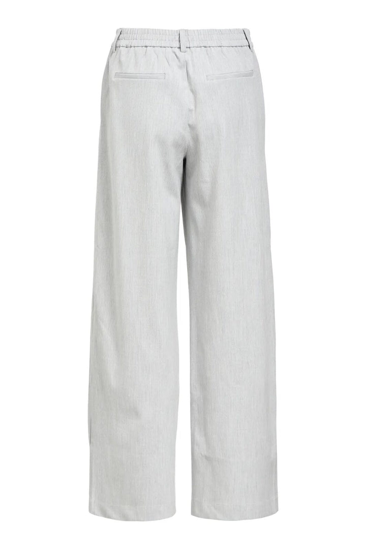 Object - Objlisa Wide Pant - 4656652 Light Grey Melange