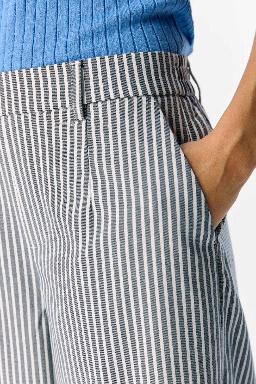 Object - Objlisa Wide Pant - 4729536 Cloud Dancer Sky Captain