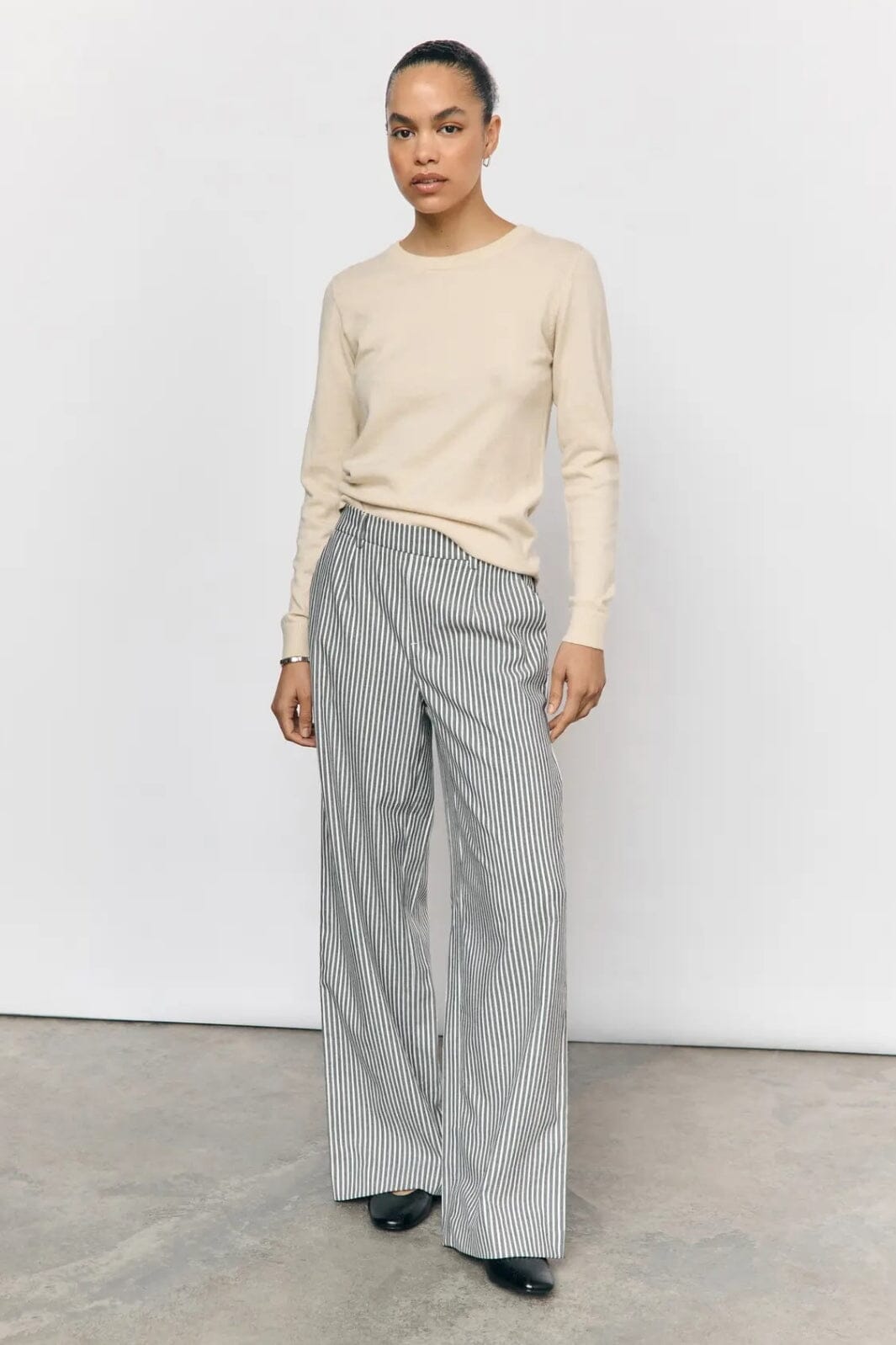 Object - Objlisa Wide Pant - 4729536 Cloud Dancer Sky Captain