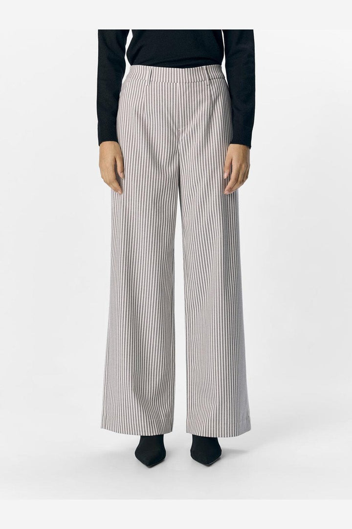 Object - Objlisa Wide Pant - 4729538 Cloud Dancer Morel