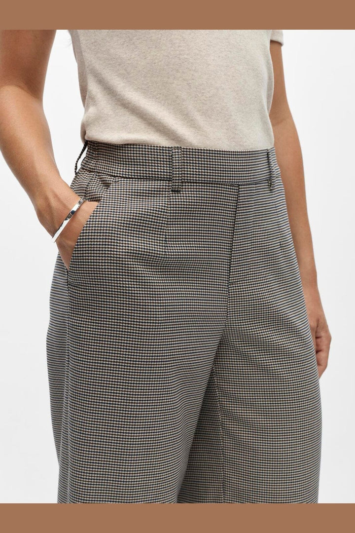 Object - Objlisa Wide Pant - 5123540 Sky Captain Brown/Sand Tooth