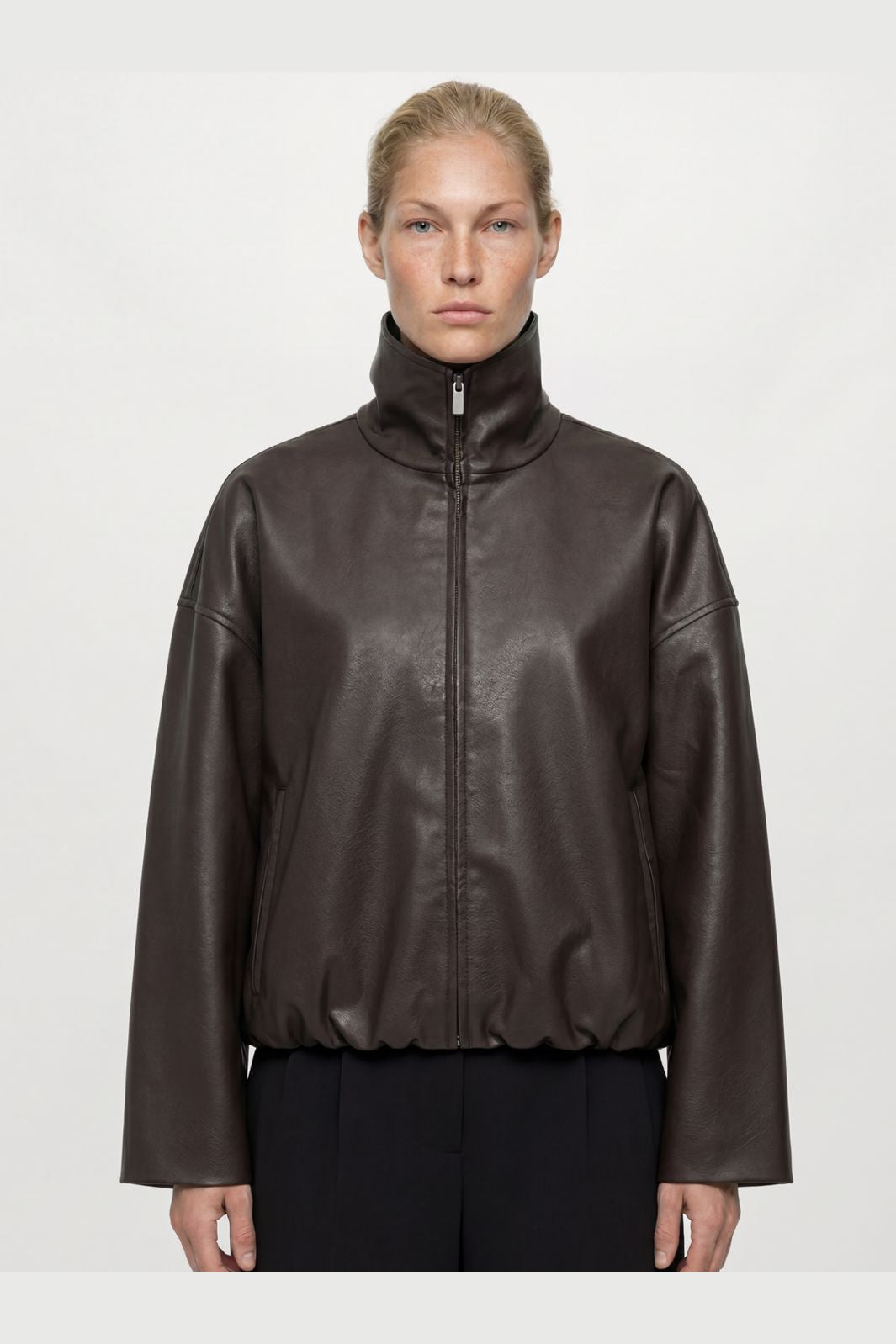 Object - Objliva L/S Bomber Jacket - 5158448 Seal Brown