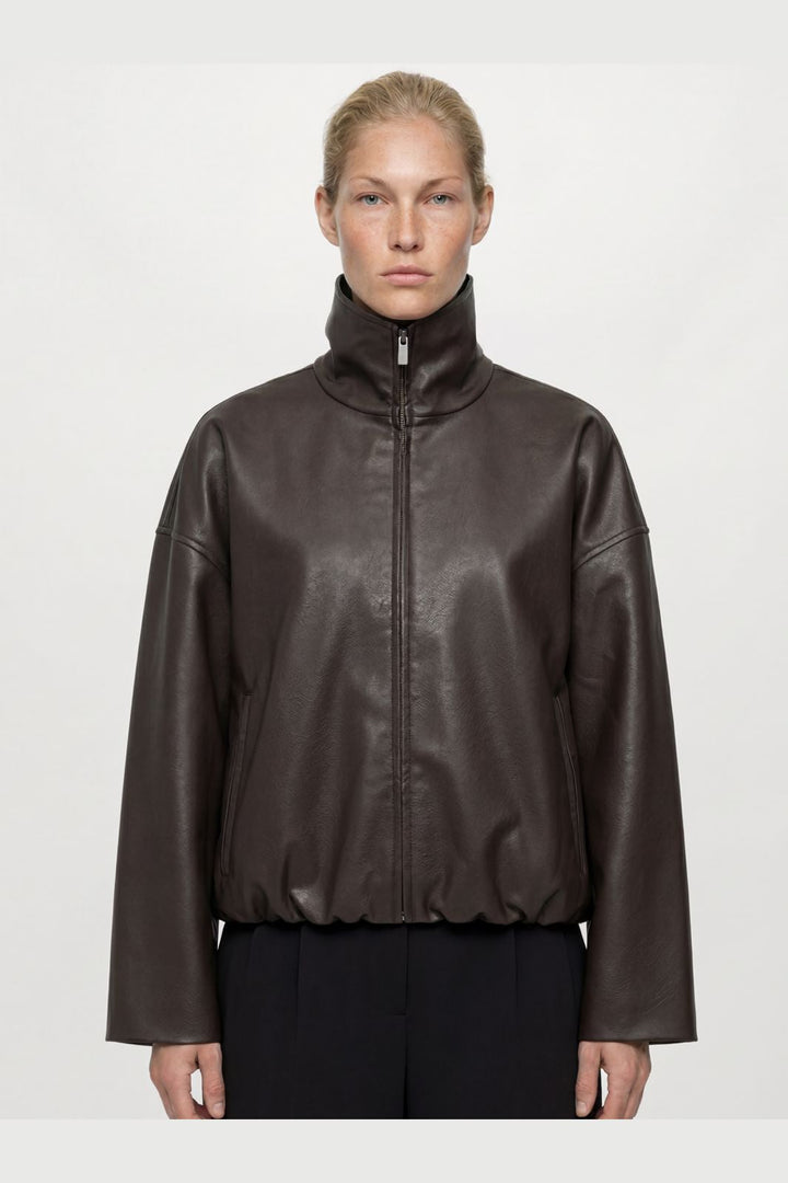 Object - Objliva L/S Bomber Jacket - 5158448 Seal Brown