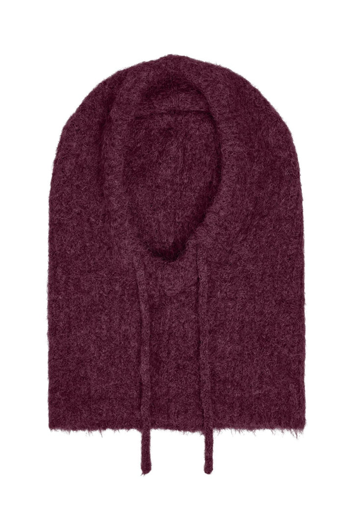 Object - Objmilu Knit Balaclava - 5123273 Windsor Wine Melange