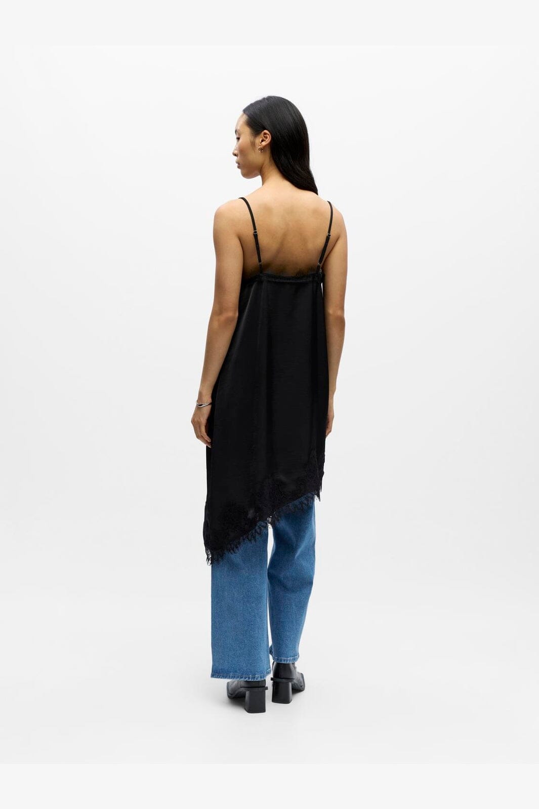 Object - Objnaline Reg Slip Lace Dress Vip 26 - 5094044 Black