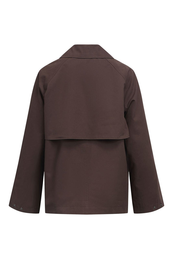 Object - Objpaula Re L/S Trench Jacket - 4911954 Seal Brown