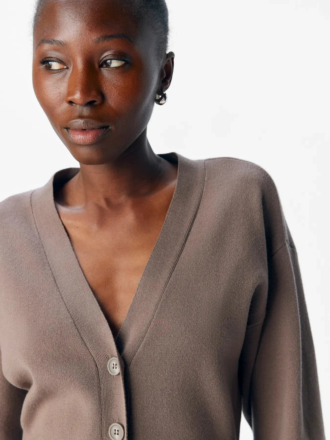 Object - Objreynard Ls Sli Cardigan - 4856931 Morel Cardigans 