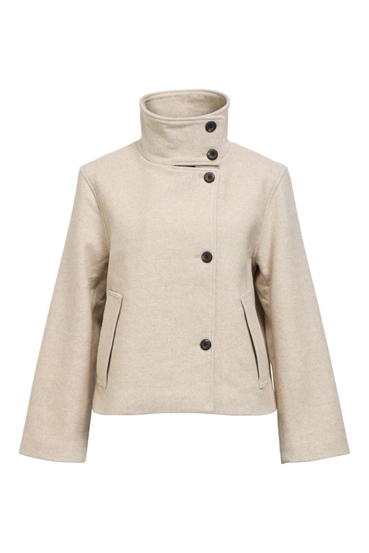 Object - Objriki Re Short Jacket - 5088173 Birch Melange