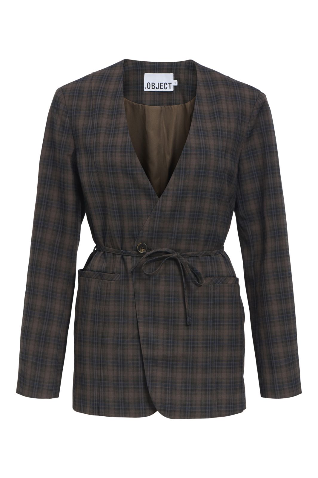 Object - Objsoley Re Tie Blazer 146 - 5088489 Carafe Blue Shadow