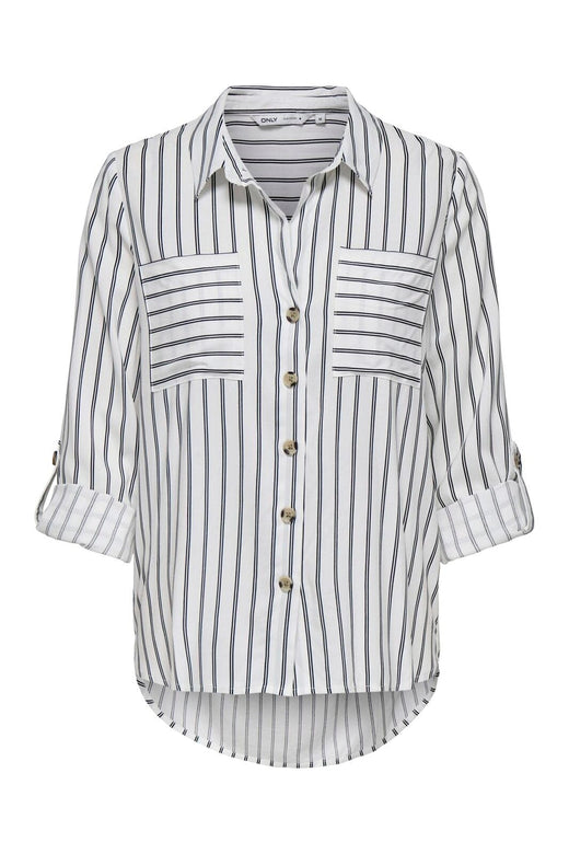 Only - Asmin Shirt L/S - 4849970 Cloud Dancer Lise