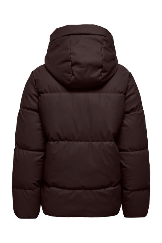 Only - Onlagnes Coated Puffer Jacket - 5136179 Chocolate Torte