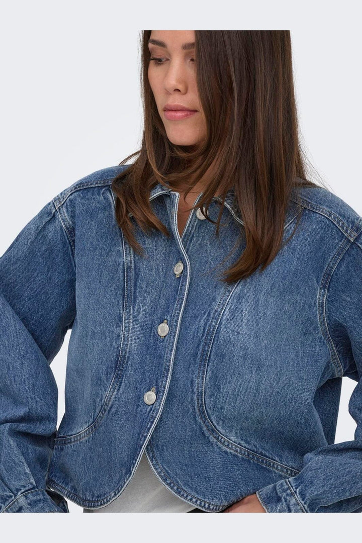 Only - Onlamber Ls Jacket Gua - 5052094 Medium Blue Denim