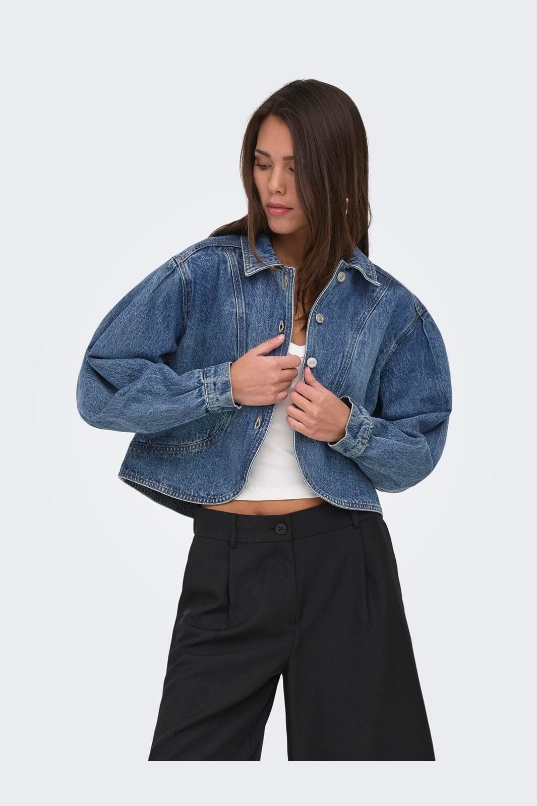 Only - Onlamber Ls Jacket Gua - 5052094 Medium Blue Denim
