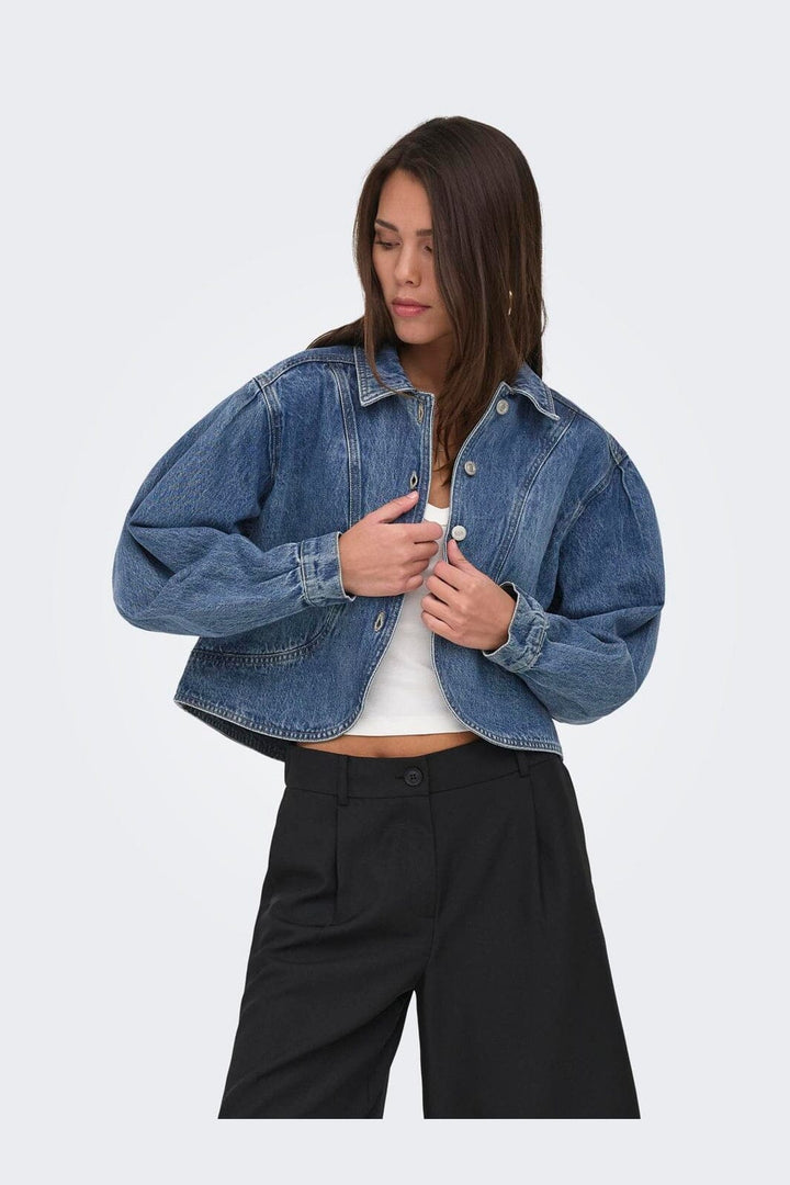 Only - Onlamber Ls Jacket Gua - 5052094 Medium Blue Denim