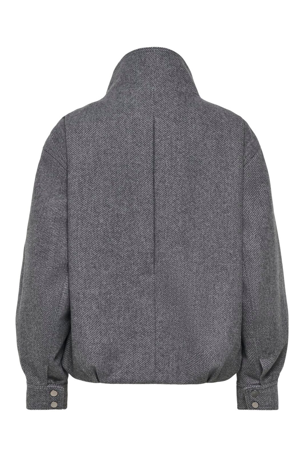 Only - Onlasta High Collar Bomber Jacket - 5126953 Dark Grey Melange