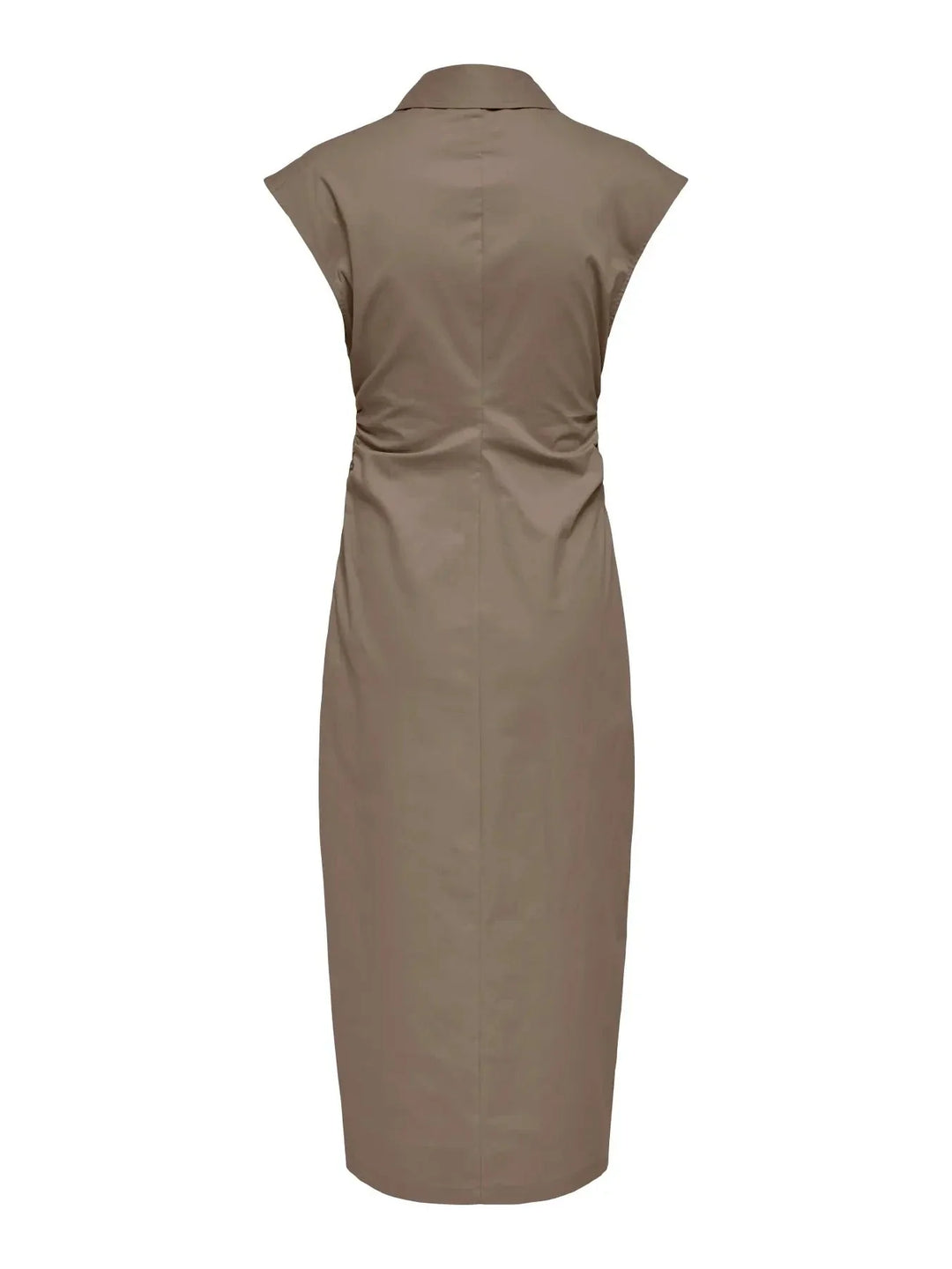 Only - Onlbabe-Zora Capsleeve Midi Dress - 5047761 Walnut Kjoler 