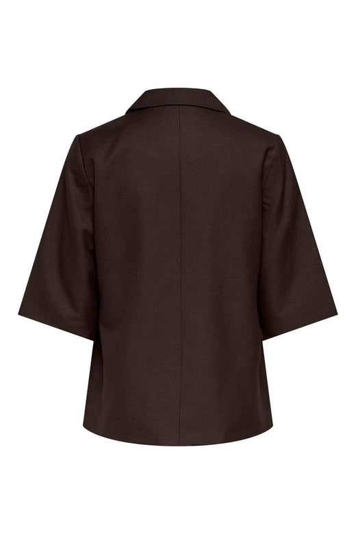 Only - Onlbaia 2/4 Linen Bl Blazer Tlr - 5083270 Coffee Bean