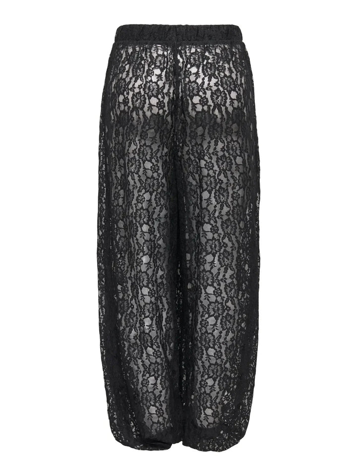 Only - Onlbea Lace Balloon Pants - 5104941 Black Bukser 