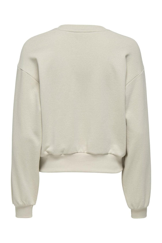 Only - Onlbonet L/S O-Neck Swt - 4890006 Pumice Stone Iconic