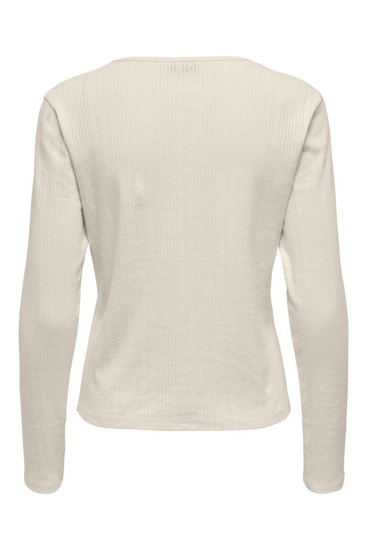 Only - Onlbremen O-Neck L/S Top Moch - 4870531 Birch