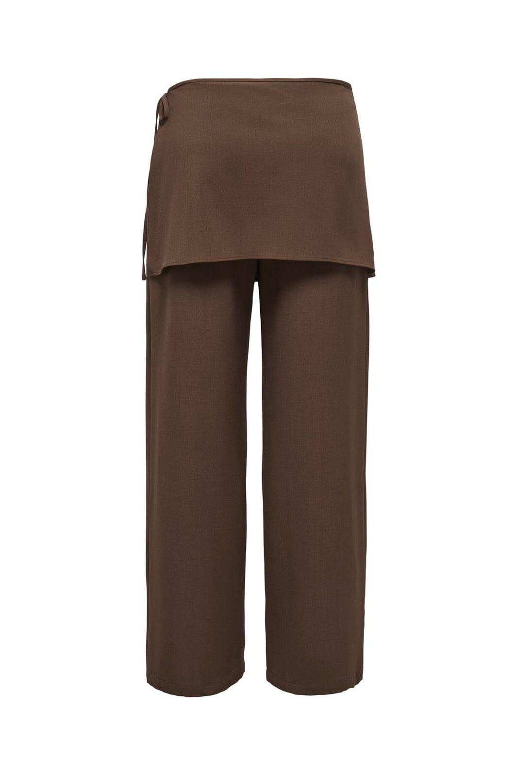 Only - Onlbretty Skirt Detail Trousers - 5125414 Chocolate Brown