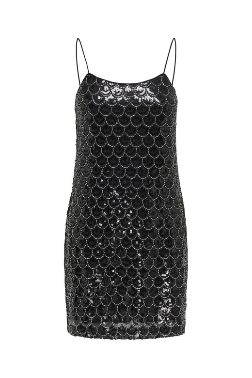 Only - Onlbrielle Strap Sequins Dress - 4866308 Black