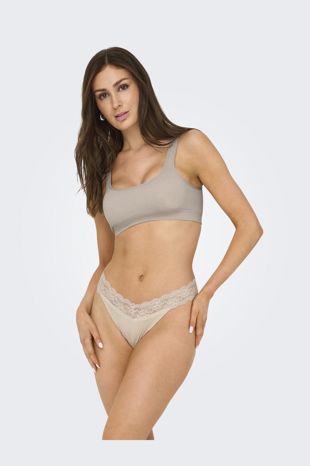 Only - Onlchloe Lace Thong Acc - 4792317 Peach Taffy