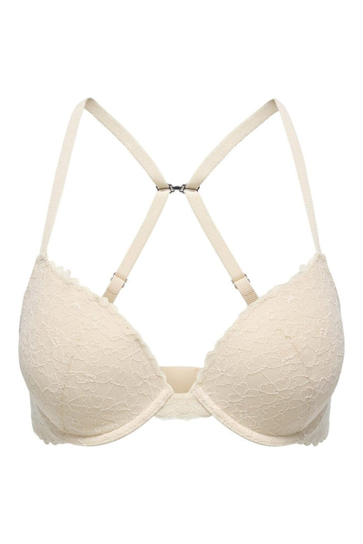 Only - Onldelicate Lace Push-Up Bra Acc - 4822267 Peach Taffy