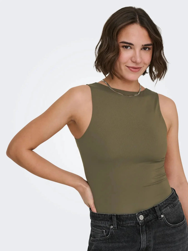 Only - Onlea S/L 2-Ways Fit Top - 5012185 Canteen Toppe 