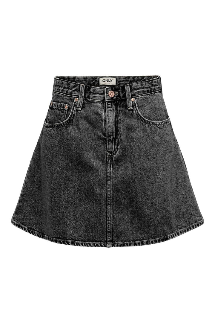 Only - Onleden A-Skirt Pim 15349233 - 4869958 - Washed Black