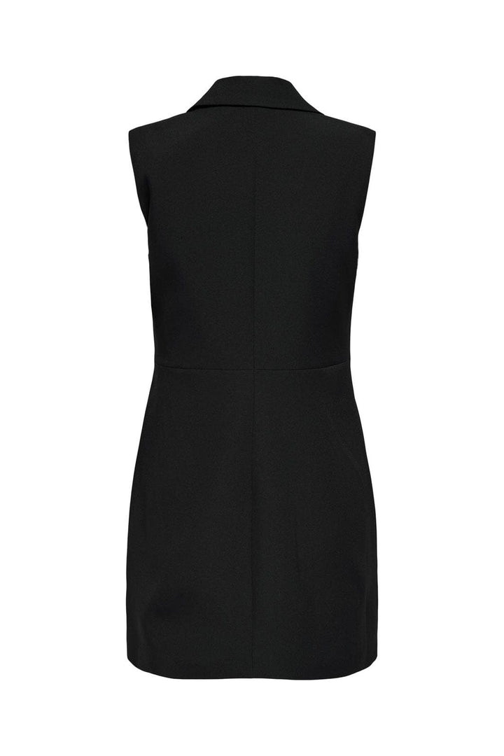 Only - Onlelly Life S/L Blazer Dress Tlr - 4810726 Black