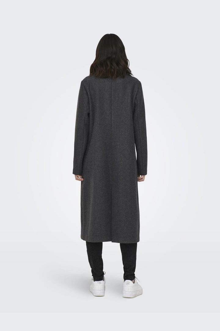 Only - Onlemma Life Reg. Long Coat - 4419727 Dark Grey Melange