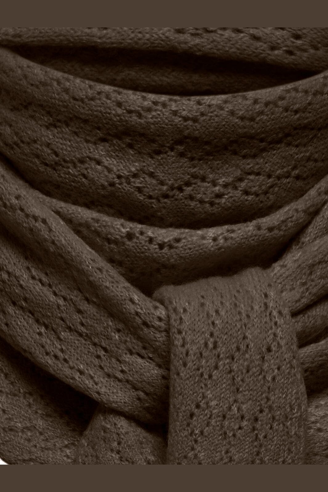 Only - Onlevelyn Pattern Knit Scarf Acc - 5031667 Bracken