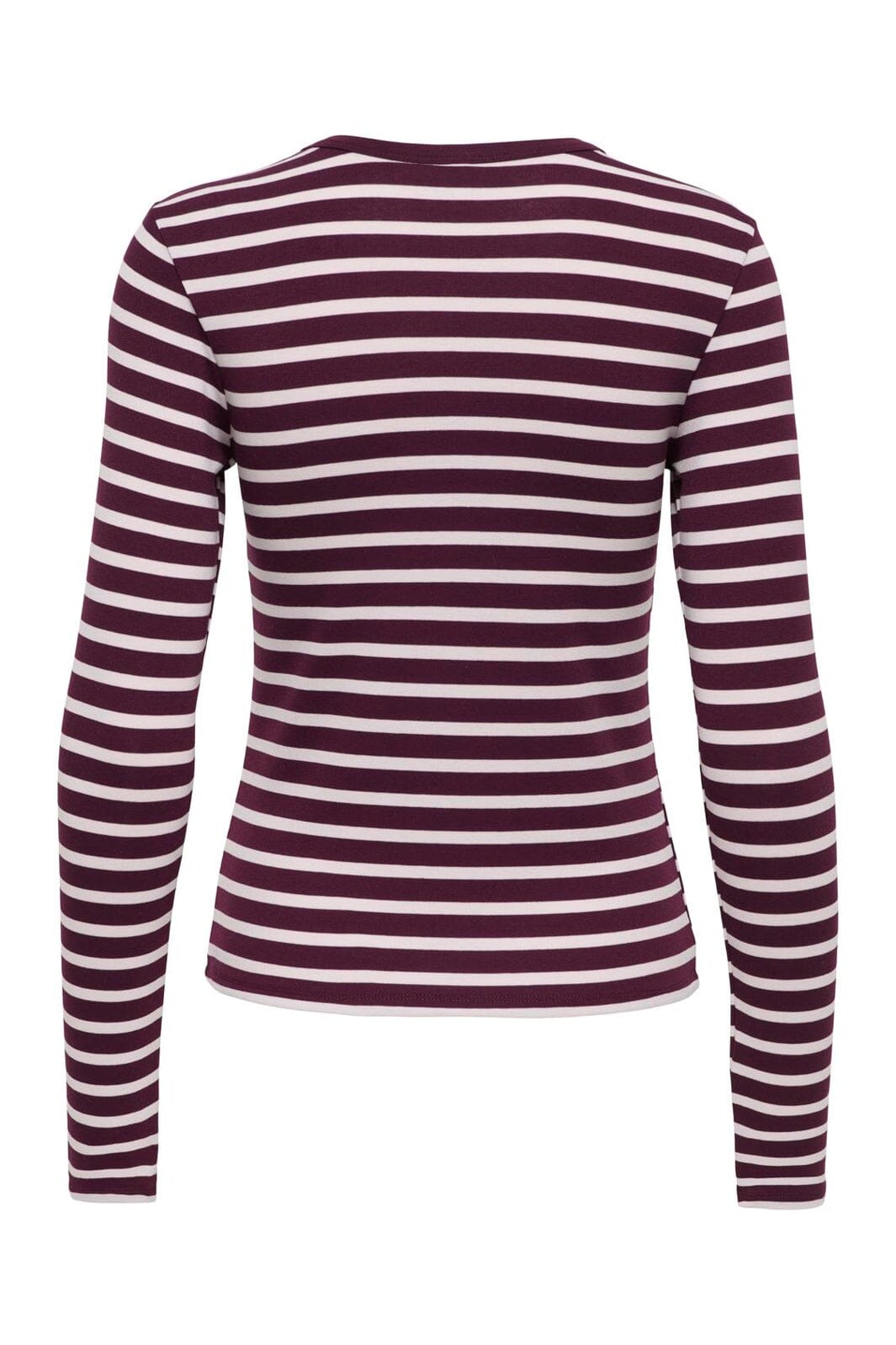 Only - Onlevie L/S O-Neck Stripe Top - 5148696 Winetasting Lavender Blue (Fido)