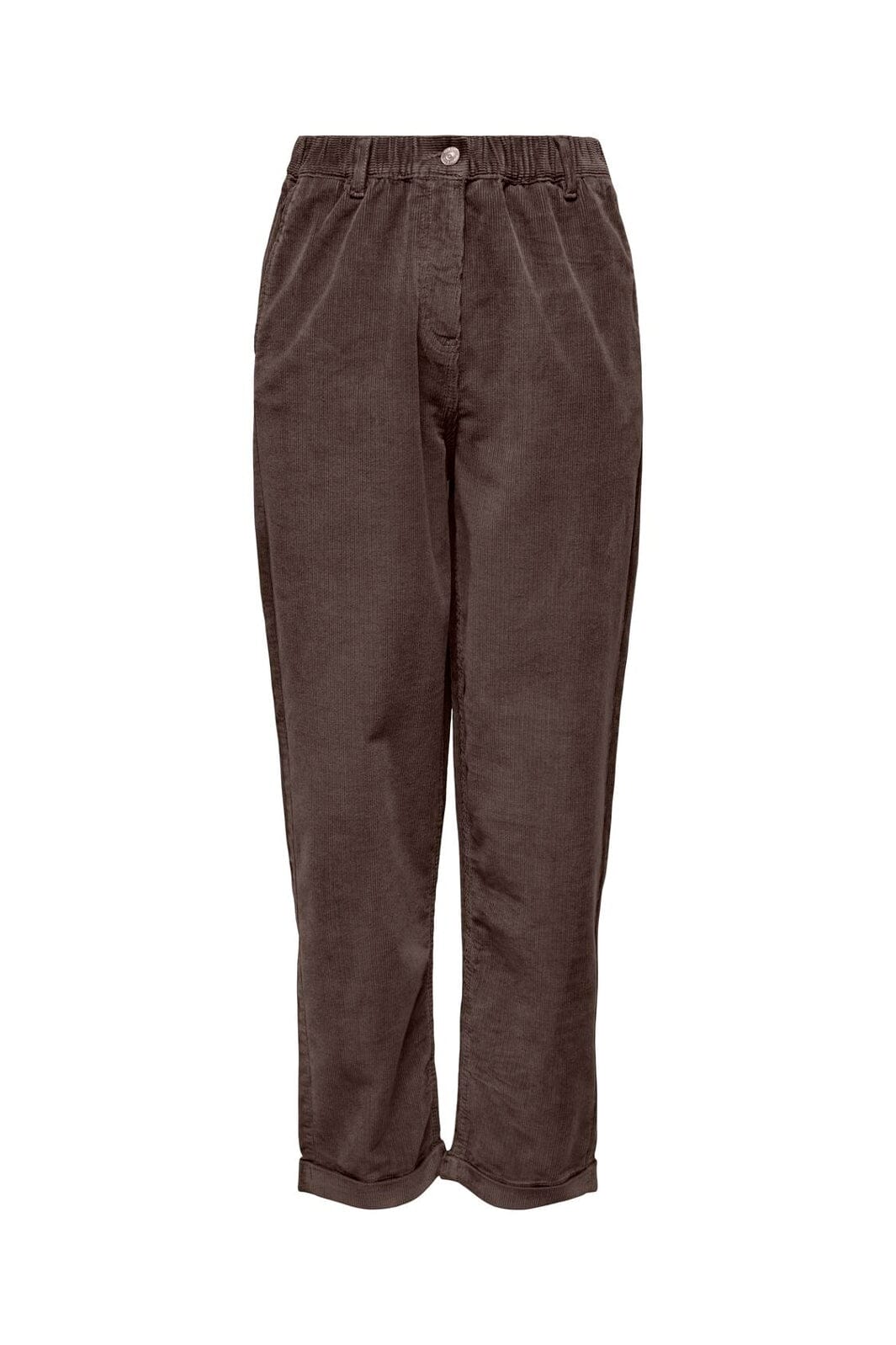 Only - Onlflora Ela Cord Carot Pant - 5049111 Chocolate Brown
