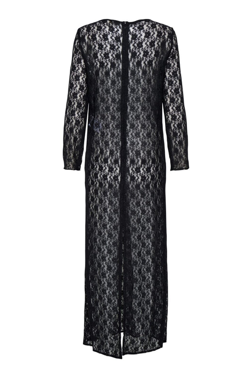 Only - Onlfrederikke Cali Life Ls Lace Dresswvn - 4855481 Black