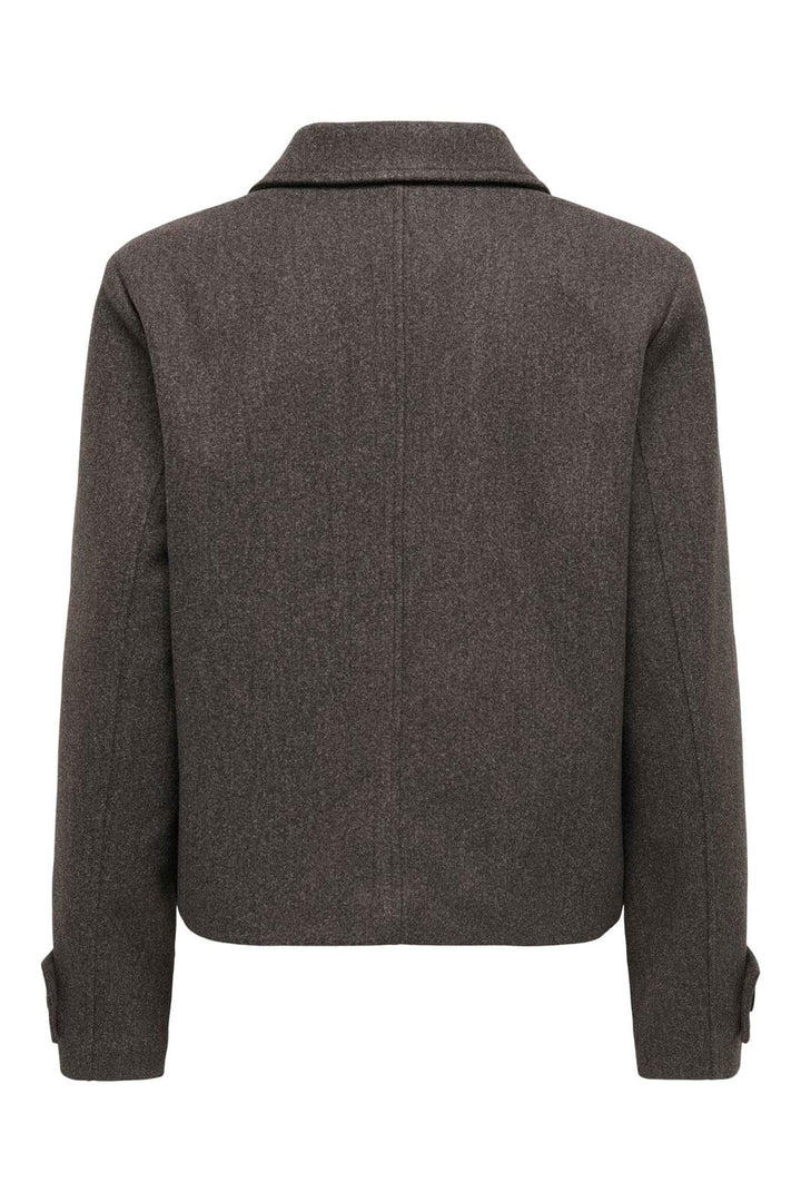 Only - Onlfreja Short Db Jacket - 5194162 Coffee Bean Melange