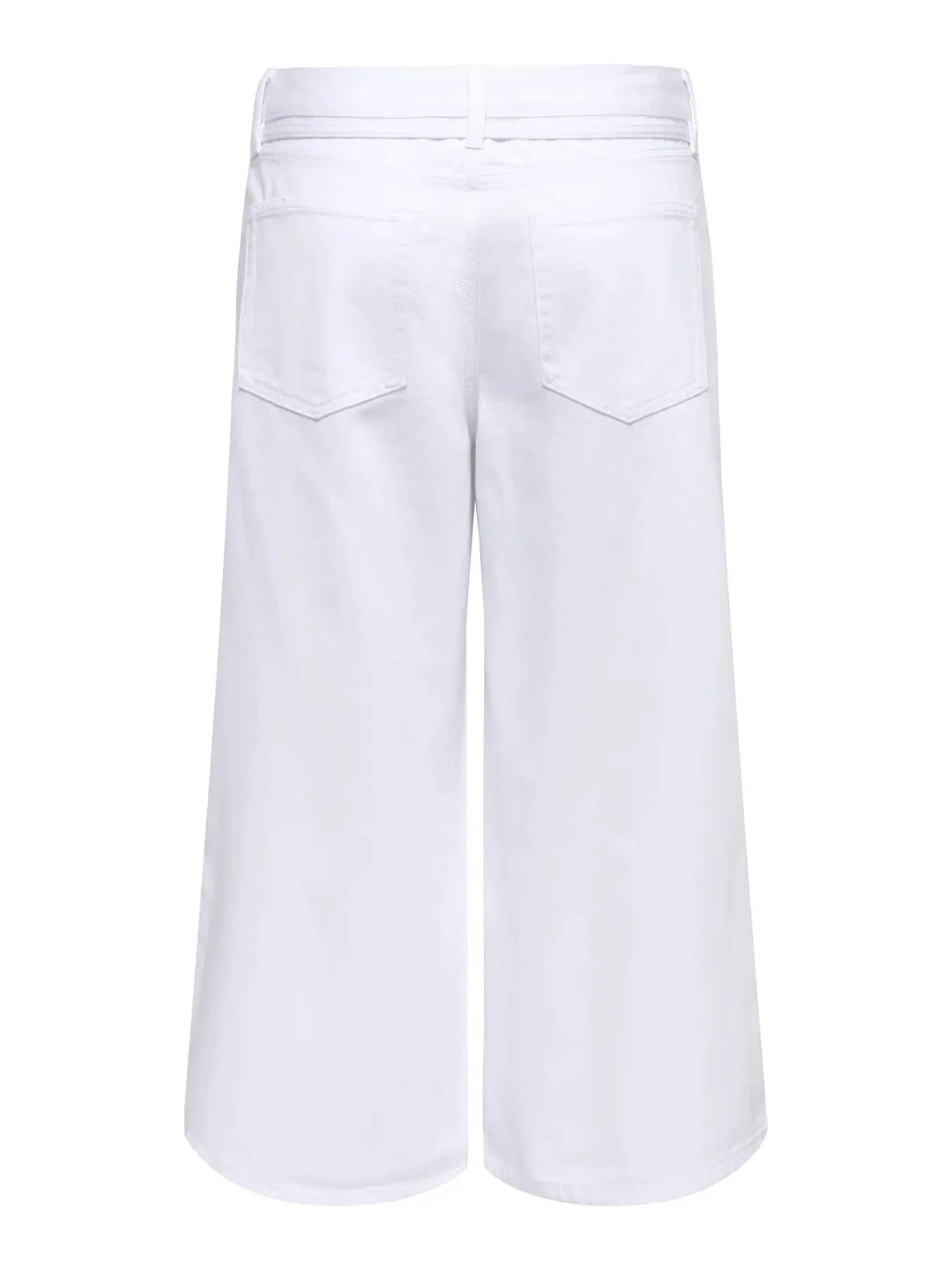 Only - Onlgianna Culotte Dot - 4991390 White Denim Jeans 