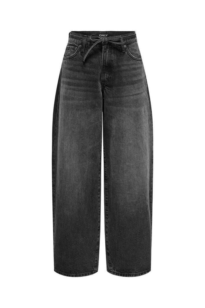 Only - Onlgianna Straight Dot980 - 4740253 Washed Black