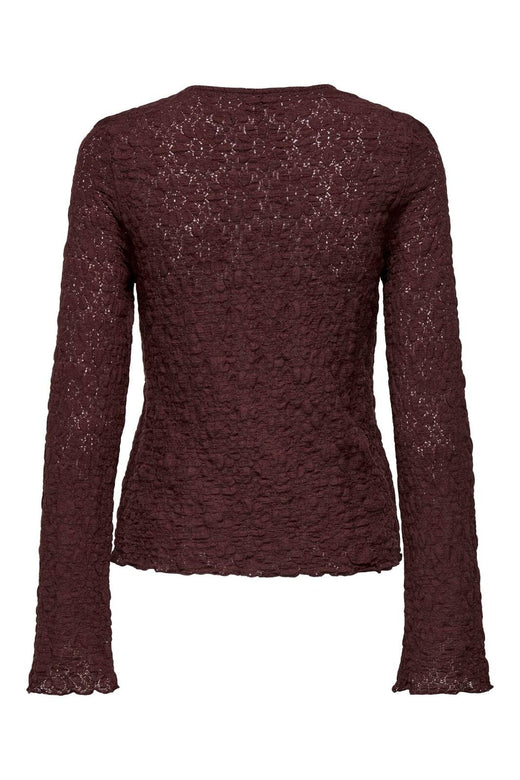 Only - Onlgiavanna L/S Top - 4915832 Decadent Chocolate