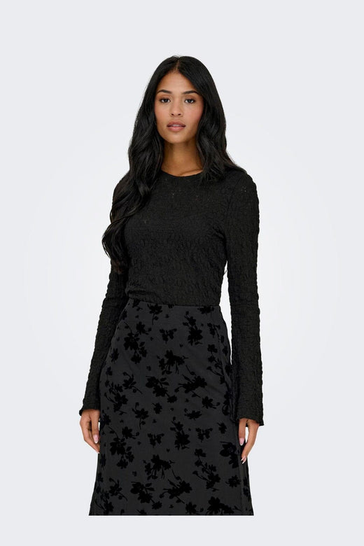 Only - Onlgiavanna L/S Top - 4957166 Black
