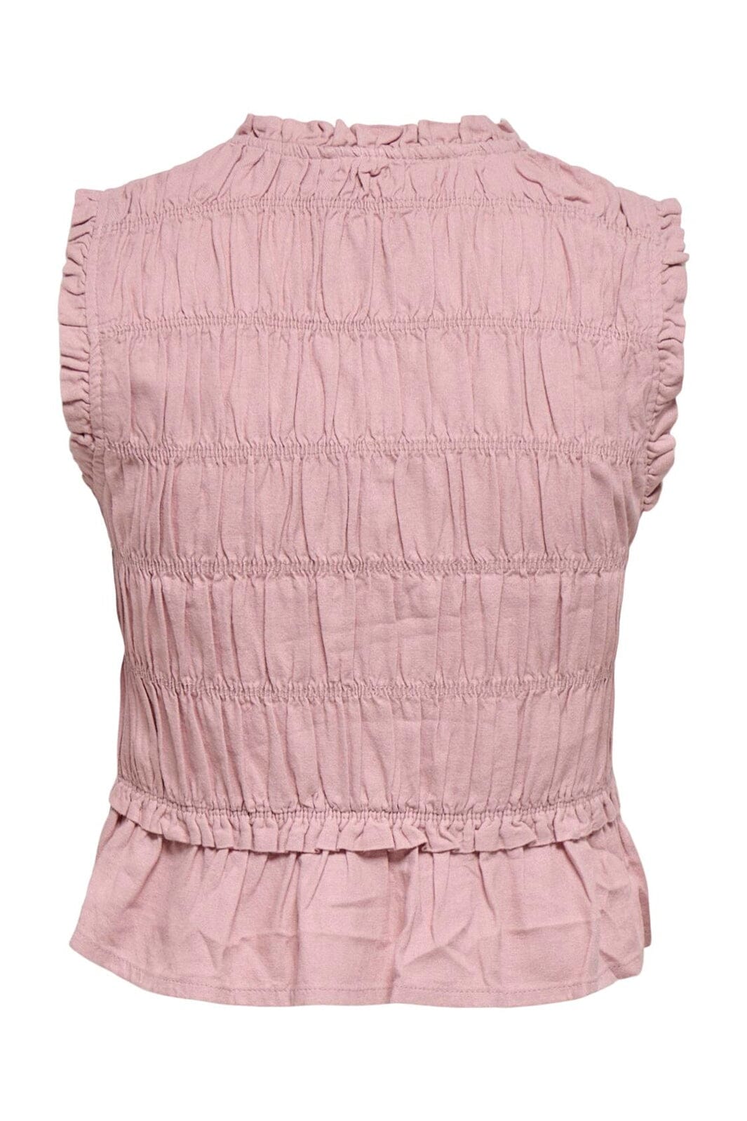 Only - Onlgoa S/S Linen Bl Frill Top Cc - 4942278 Burnished Lilac