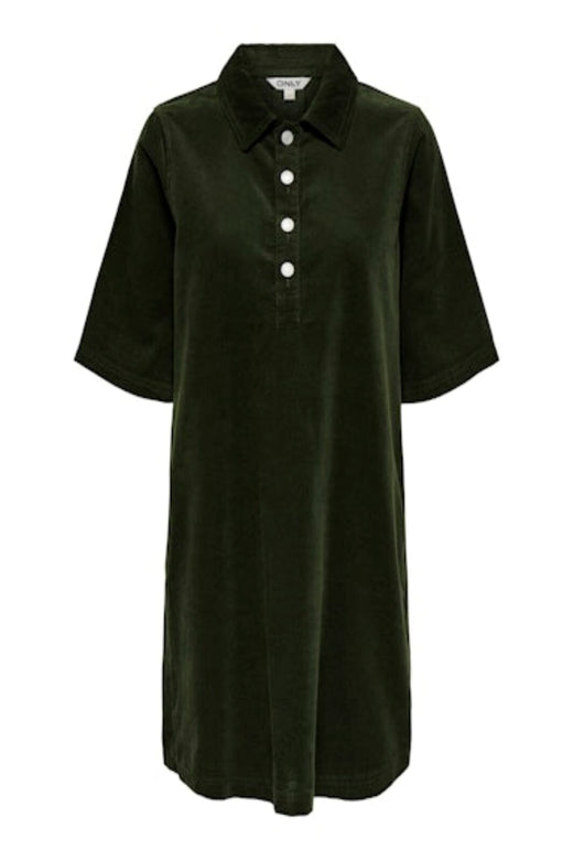 Only - Onlgry-Nessa S/S Cord Dress - 4892759 Rosin Kjoler 