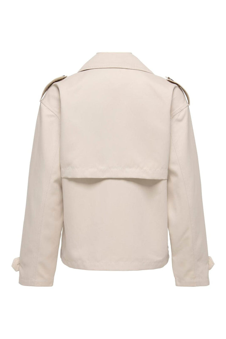 Only - Onlhannah Short Life Trenchcoat - 4982094 Humus