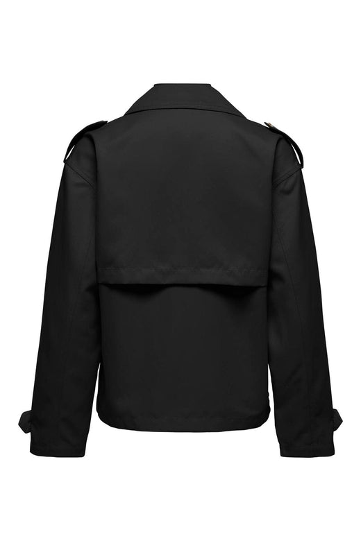 Only - Onlhannah Short Life Trenchcoat - 4986840 Black