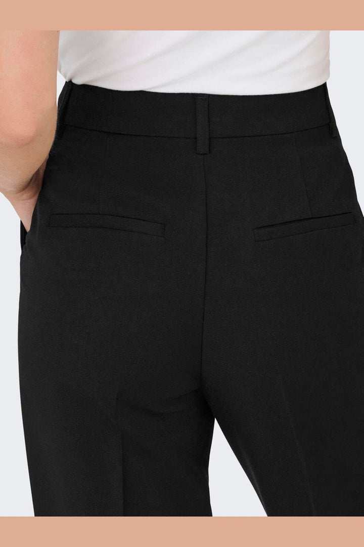 Only - Onlhattie-Lana W Mel Pant Tlr - 4757928 Black