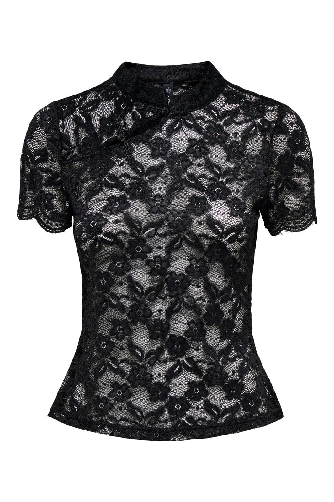 Only - Onlidi S/S Lace Top - 5249397 Black