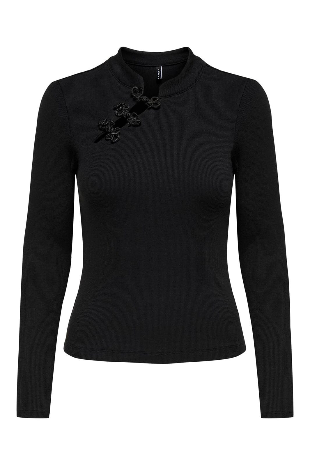 Only - Onljules L/S Detail Top - 5250303 Black