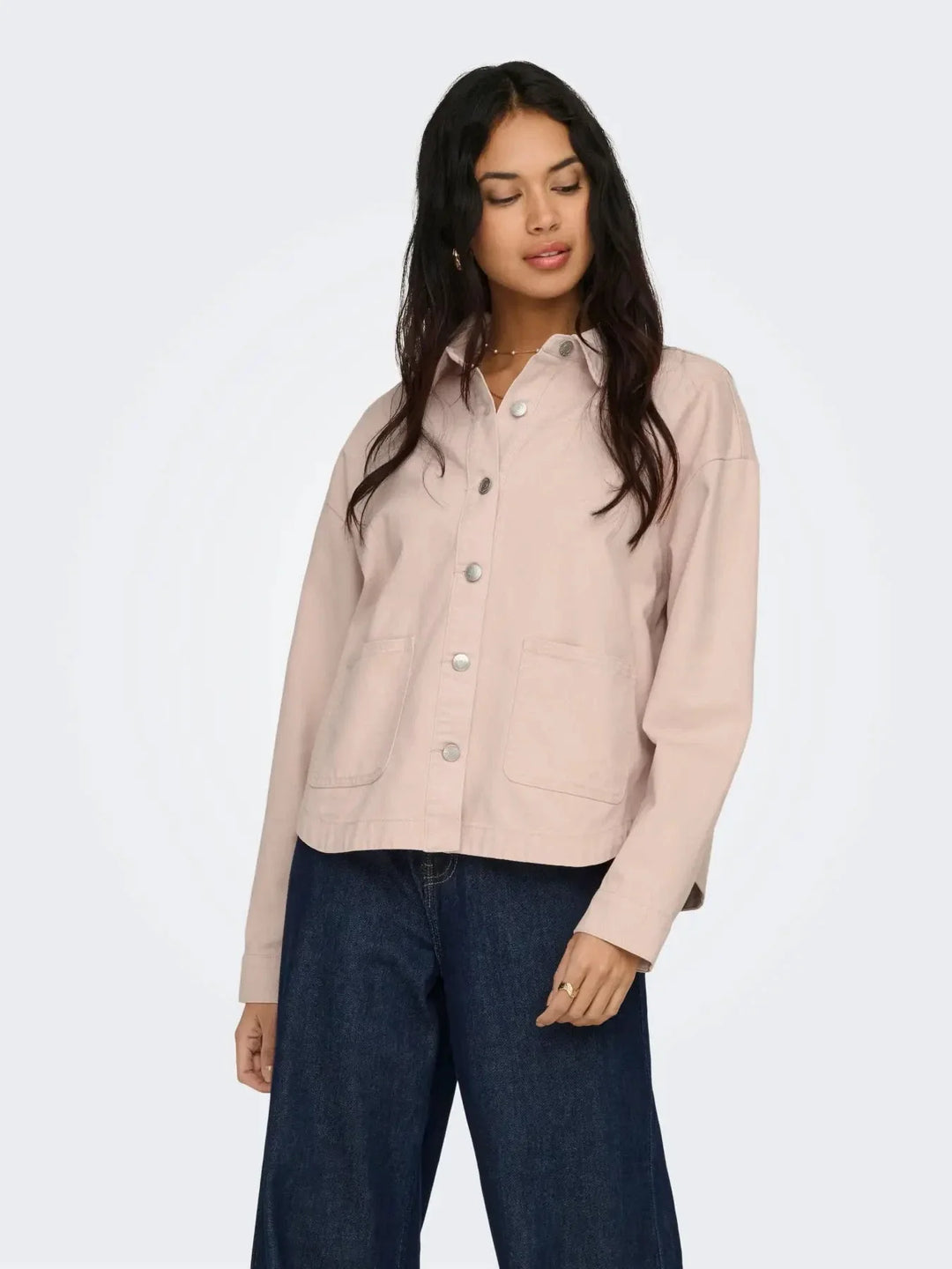 Only - Onllara Ls Shacket Gua - 4996739 Sepia Rose Jakker 